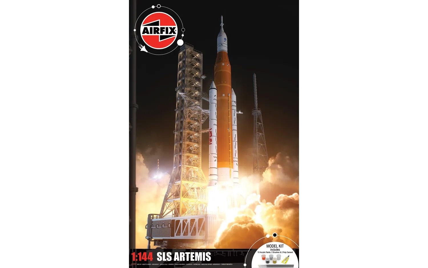 Airfix Space Launch System Artemis 1/144 scale plastic model kit