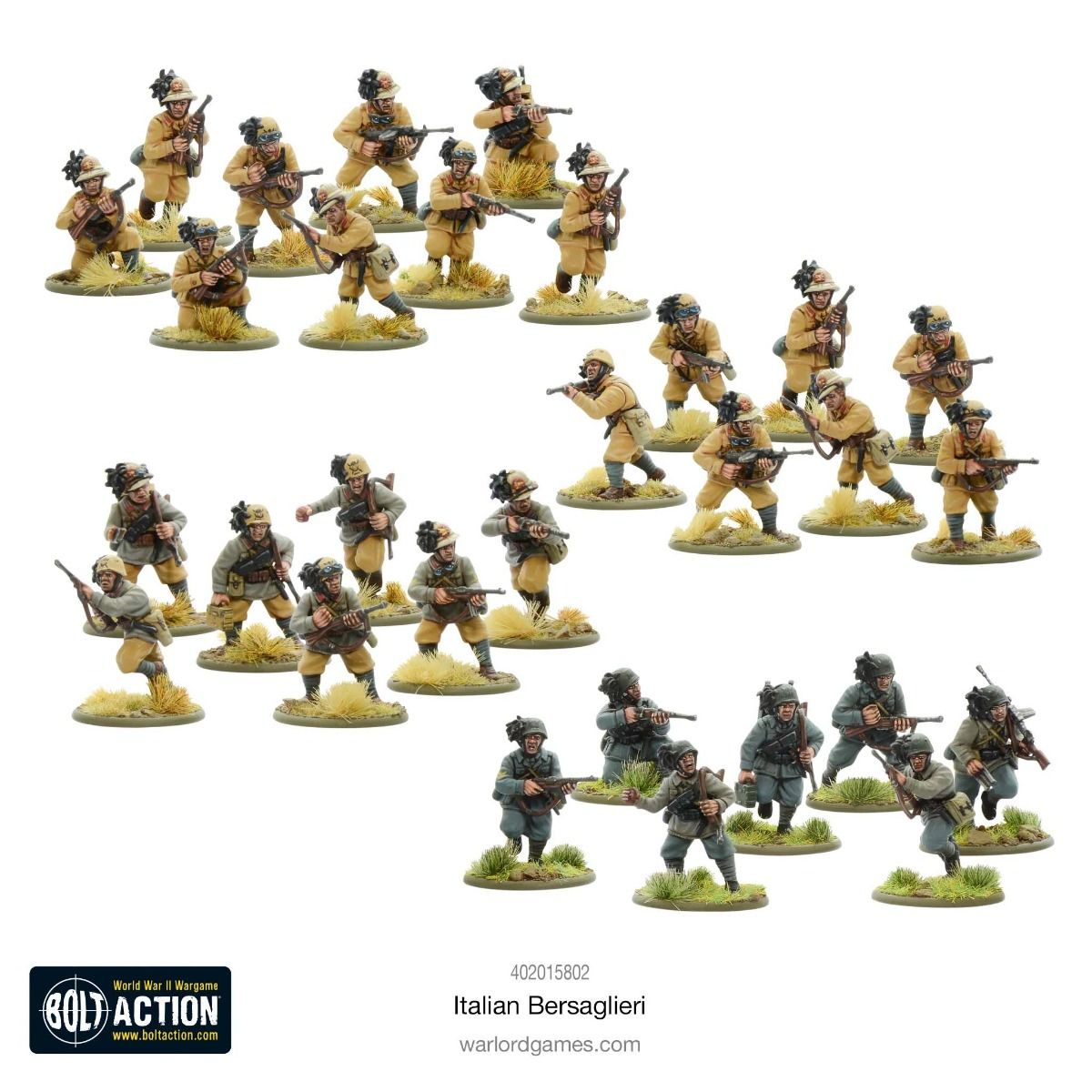 Bolt Action Italian Bersaglieri Infantry Set