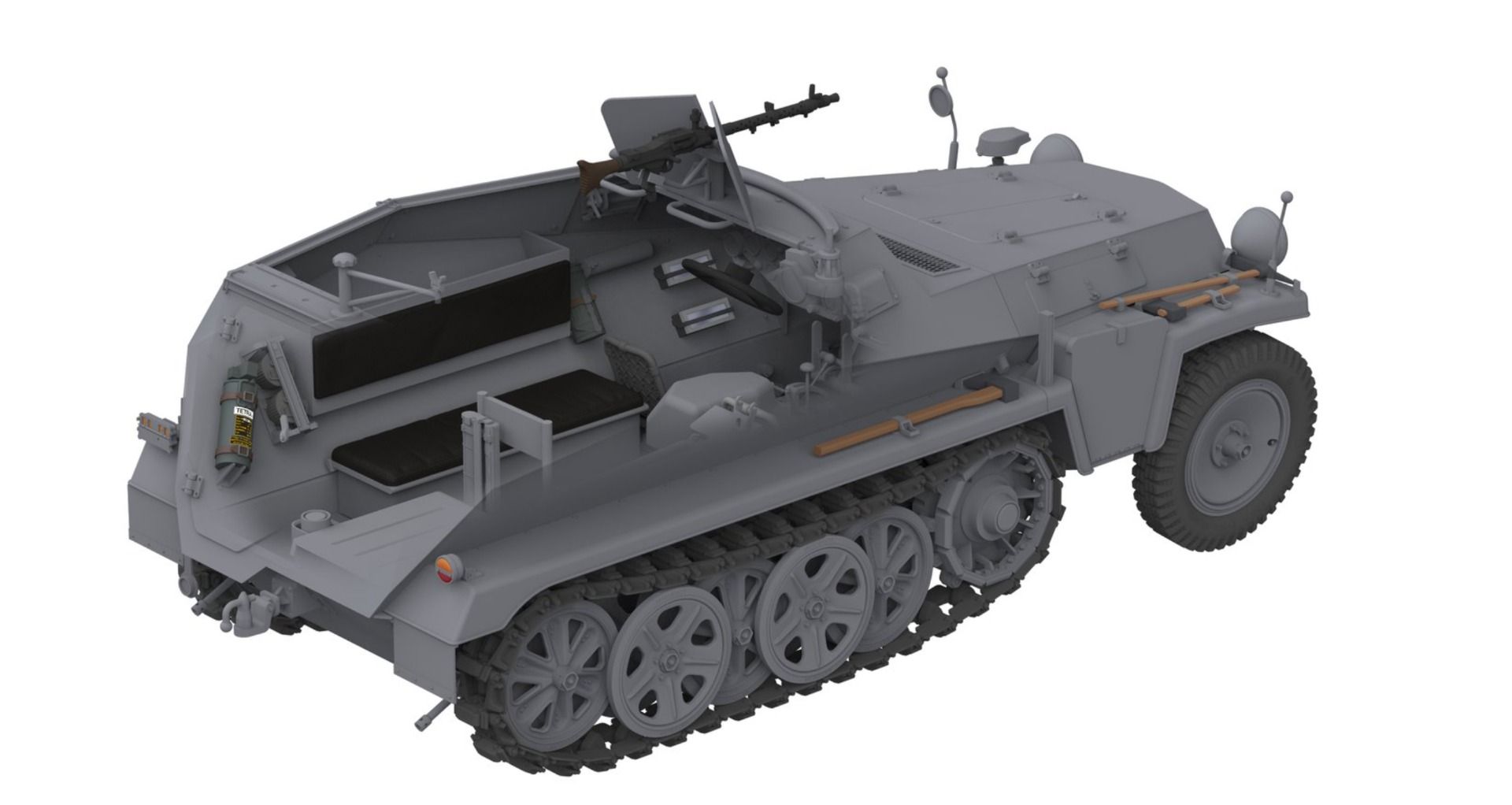 Das Werk Sd.Kfz. 250/1 Ausf. A 1/16 scale plastic model kit
