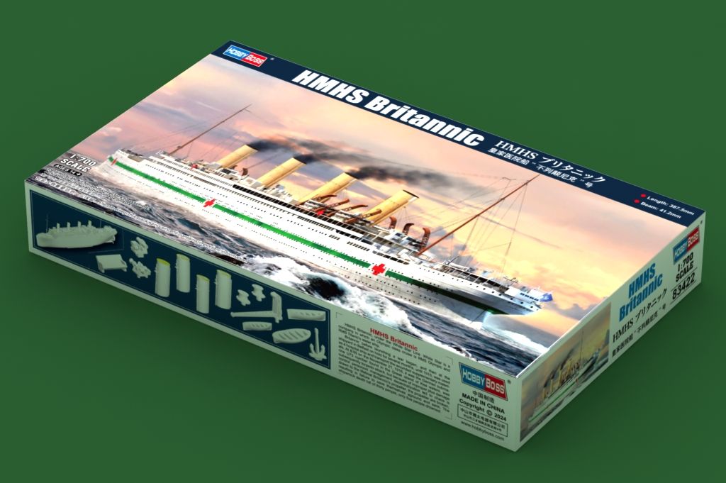 HobbyBoss HMHS Britannic 1/700 Scale Plastic Model Kit