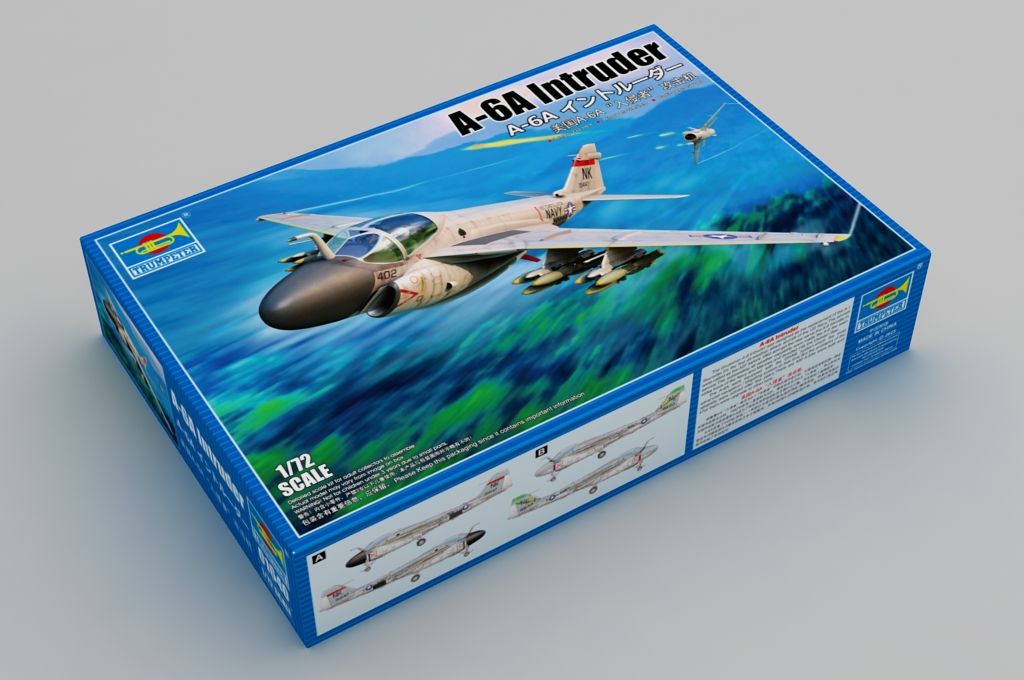 Trumpeter 1640 Grumman A-6A Intruder 1/72 Scale Model Kit