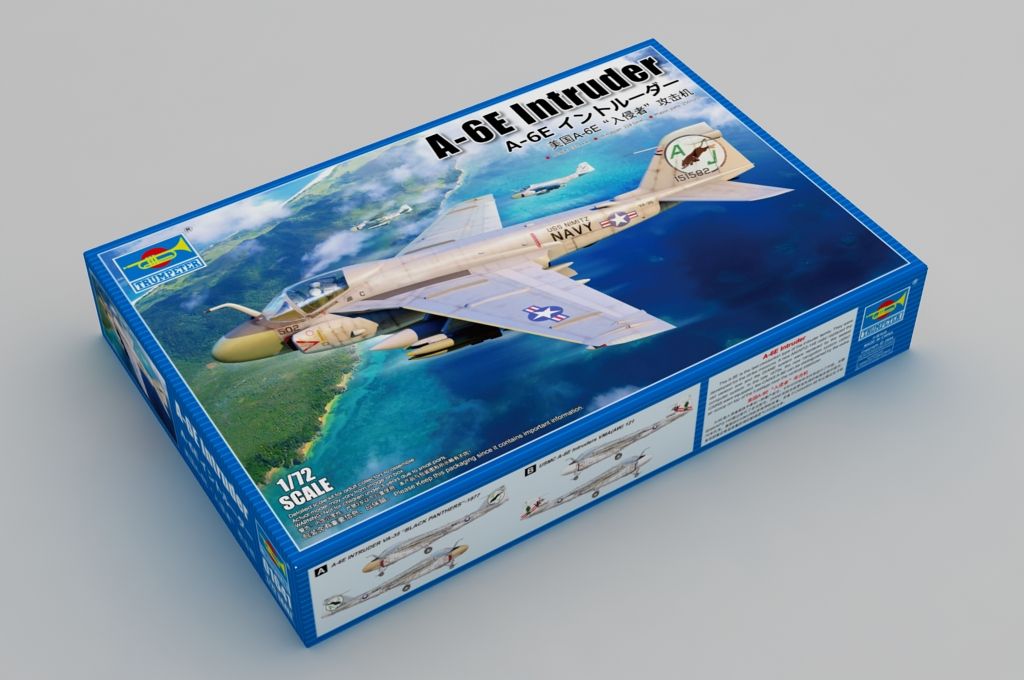 Trumpeter 1641 Grumman A-6E Intruder 1/72 Scale Model Kit