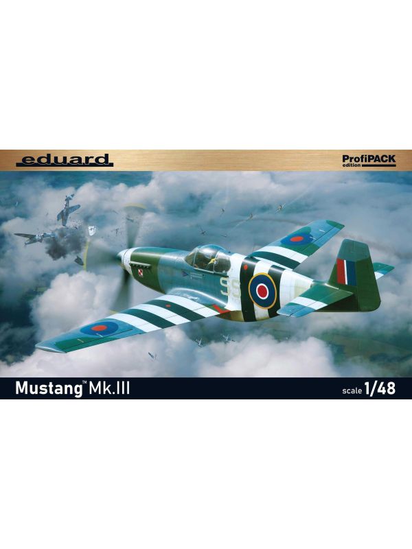 Eduard 82109 Mustang Mk. III 1/48 Scale Plastic Model Kit Crushed Box