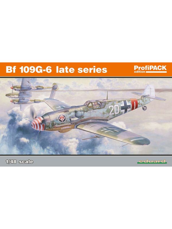 Eduard 82111 Bf109G6 Late Series ProfiPACK 1/48 Scale Model Kit Crushed Box