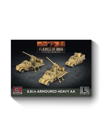 Flames of War GBX215 8.8cm FlaK37(Sf ) (8.8cm) Gaming Miniatures
