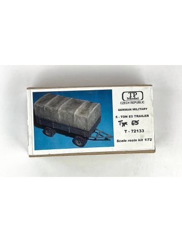 TP Model T-72133 German Military 5-Ton E5 Trailer 1/72 Scale Plastic Model Kit