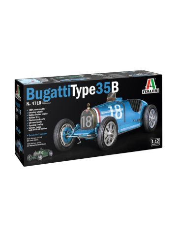 Italeri 4710 Bugatti Type 35B 1/12 Scale Plastic Model Kit