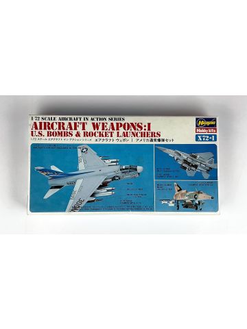 Hasegawa X72-1 US Aircraft Weapons I 1/72 Scale US Bombs/Rocket Launchers