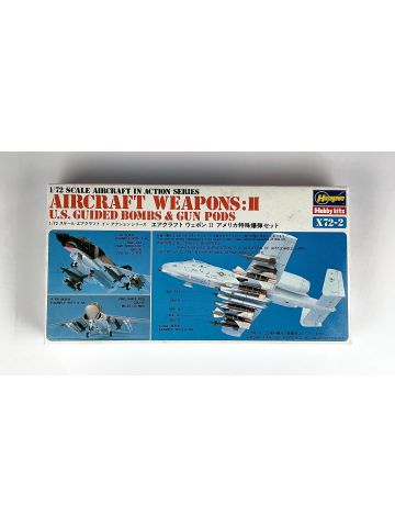 Hasegawa X72-2 US Aircraft Weapons II 1/72 Scale US Guided Bombs & Gun Pods