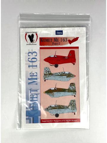 Eagle Strike Productions 32056 Komet Me 163 Part I & II 1/32 Scale Decals