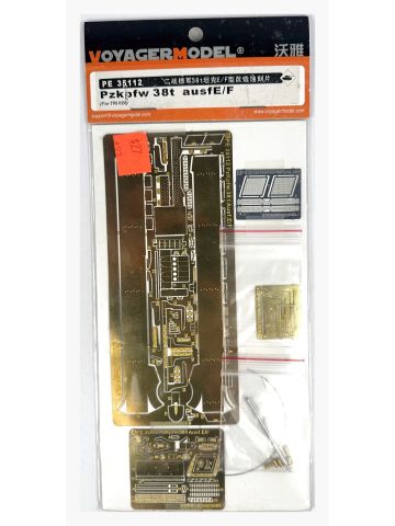 Voyager Model PE 35112 PzKpfw 38(t) Ausf.E/F 1/35 Scale Detail Set
