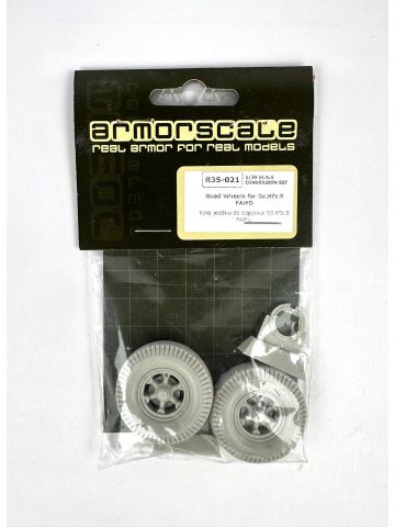 Armorscale R35-021 Road Wheels for Sd.Kfz.9 FAMO 1/35 Scale Detail Set