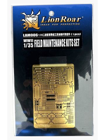 Lionroar LAM006 WWII German Field Maintenance Kit Set 1/35 Scale Detail Set