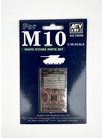 AFV Club AG35006 M10 Photo Etched Parts Set 1/35 Scale