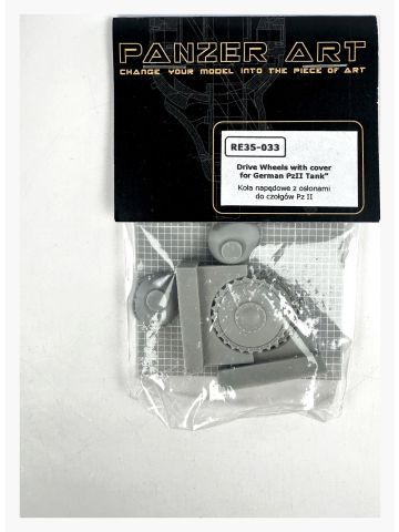 Panzer Art RE35-033 Drive Wheels with Cover for German Pz.II Tank 1/35 Scale Detail Set