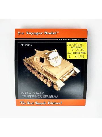 Voyager Model PE 35086 Panzer IV Ausf C 1/35 Scale Detail Set