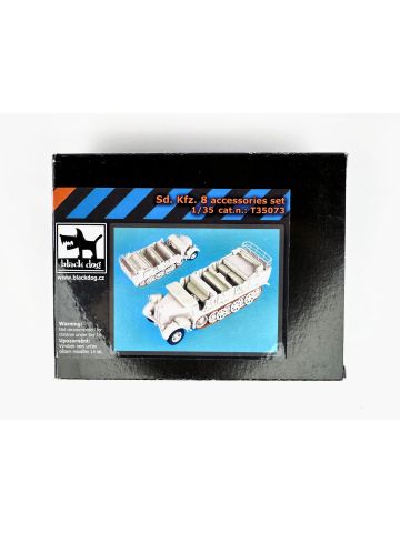 Black Dog T35073 Sd. Kfz. 8 Accessories Set 1/35 Scale Detail Set