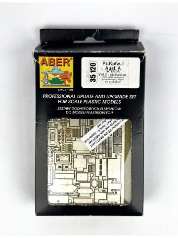 Aber 35 120 Pz.Kpfw. I Ausf. A Interior Vol.3 Additional Set 1/35 Scale Detail Set
