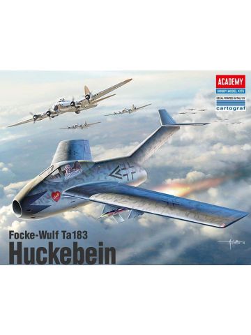 Academy 12327 Focke-Wulf Ta183 Huckebein 1/48 Scale Plastic Model Kit