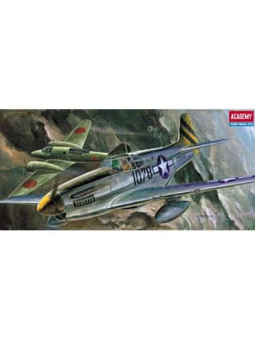 Academy 12441 P-51C Mustang 'Nose Art' 1/72 Scale Plastic Model Kit