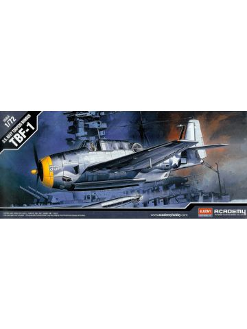 Academy 12452 US Navy Grumman TBF-1 Avenger 1/72 Scale Plastic Model Kit