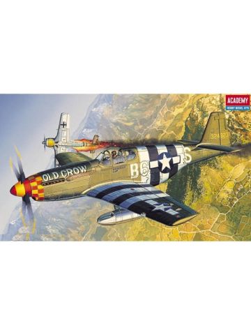 Academy 12464 North American P-51B Mustang 1/72 Scale Plastic Model Kit