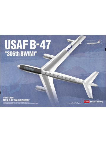 Academy 12618 Boeing B-47E Stratojet 1/144 Scale Plastic Model Kit