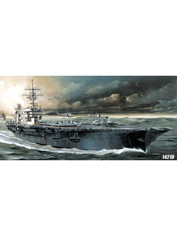 Academy 14210 US Aircraft Carrier Kitty Hawk 1/800 Scale Plastic Model Kit