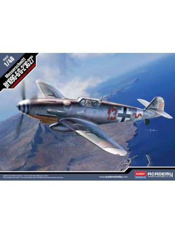 Academy 12321 Messerschmitt Bf109G-6/G-2 'JG27' 1/48 Scale Plastic Model Kit