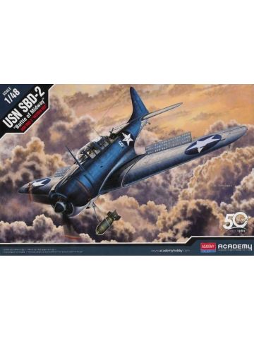 Academy 12335 SBD-2 Dauntless 'Battle of Midway' 1/48 Scale Plastic Model Kit