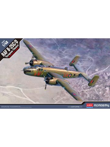 Academy 12339 North American B-25C/D 'European Theatre' 1/48 Scale Model Kit