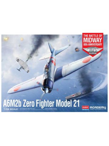 Academy 12352 A6M2B Zero Model 21 'Battle of Midway' 1/48 Scale Model Kit