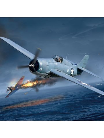 Academy 12355 F4F-4 Wildcat 'Battle Of Midway' 1/48 Scale Plastic Model Kit