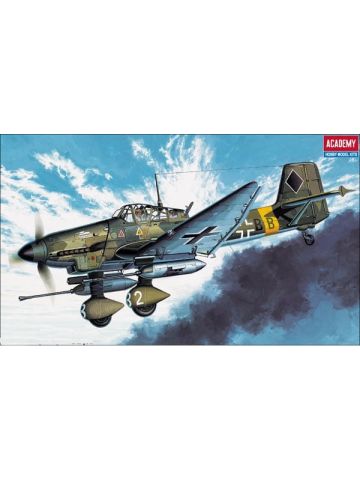 Academy 12450 Ju87G Stuka Tank Buster 1/72 Scale Plastic Model Kit