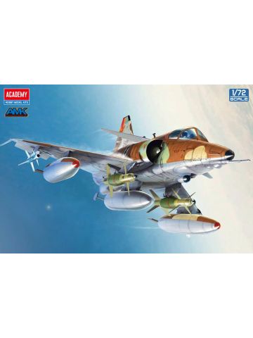 Academy 12593 Israel Aircraft Industries Kfir C2/C7 1/72 Scale Plastic Model Kit