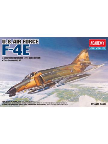 Academy 12605 McDonnell Douglas F-4E Phantom II 1/144 Scale Plastic Model Kit