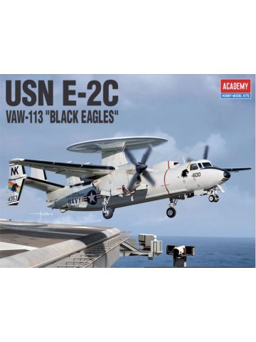 Academy 12623 E-2C Hawkeye VAW-113 'Black Eagles' 1/144 Scale Plastic Model Kit