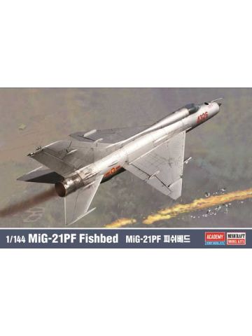 Academy 12664 Mikoyan-Gurevich MiG-21PF 'Fishbed' 1/144 Scale Plastic Model Kit
