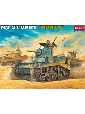 Academy 13270 British M3 Stuart 'Honey' 1/35 Scale Plastic Model Kit