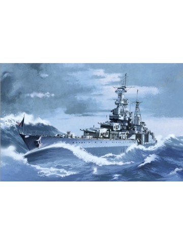 Academy 14107 US Heavy Cruiser Indianapolis 1/350 Scale Plastic Model Kit