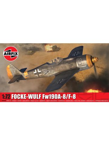 Airfix A02066A Focke-Wulf Fw190A-8/F-8 1/72 Scale Plastic Model Kit