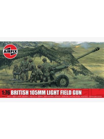 Airfix A02332 British 105mm Light Field Gun 1/76 Scale Plastic Model Kit