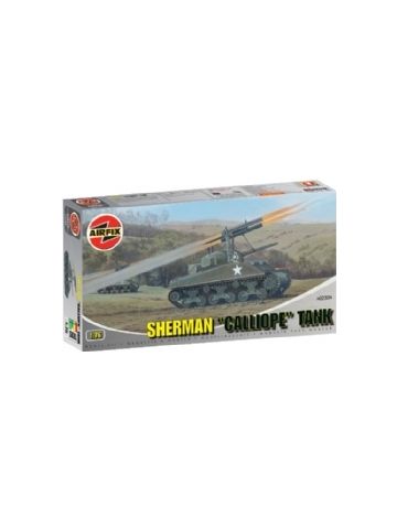 Airfix A02334 Sherman 'Calliope' Tank 1/76 Scale Plastic Model Kit