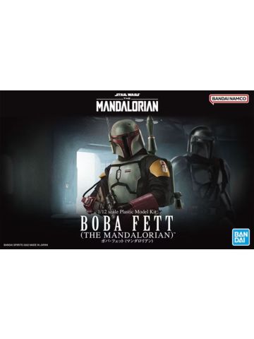 Bandai 2607743 Star Wars Boba Fett 'The Mandalorian' Version 1/12 Scale Model Kit