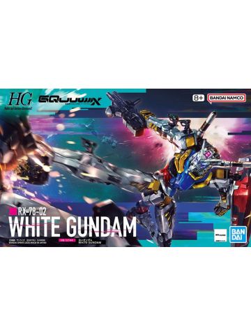 Bandai 2773838 HG RX-78-02 White Gundam 1/144 Scale Model Kit