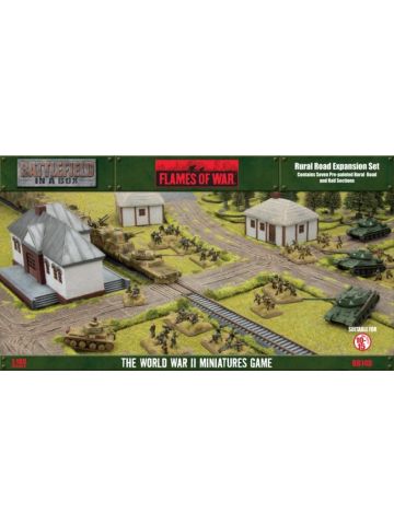 Battlefront BB140 Travel: Rural Road Expansion Set (7) Gaming Terrain