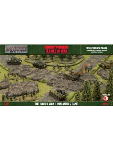 Battlefront BB143 Travel: Cratered Rural Roads (6) Gaming Terrain