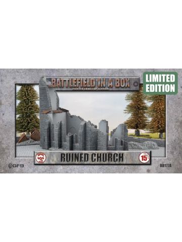 Battlefront BB177A Ruins Church (New Scheme, Limited Edition) Gaming Terrain