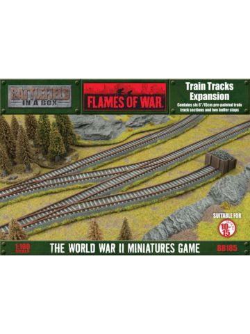 Battlefront BB185 Travel: Train Tracks Expansion (8) Gaming Terrain