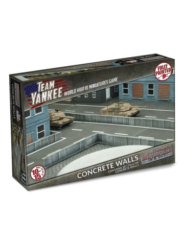 Battlefront BB191 Modern: Concrete Walls (10) Gaming Terrain